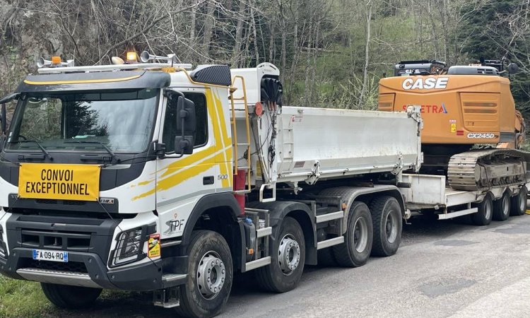 Transport et transfert d’engins - Yssingeaux - Transport Pichon Florent