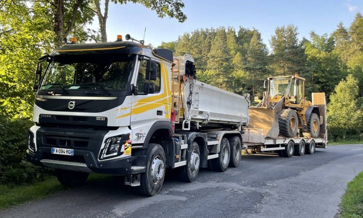 Transport et transfert d’engins - Yssingeaux - Transport Pichon Florent